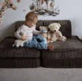 Sofa dla dzieci Meow Baby Pocket Basic Aesthetic – brązowa