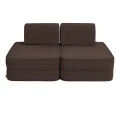 Brązowa sofa dziecięca Meow Baby Pocket Basic Aesthetic