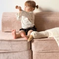 Sofa dla dziecka Pocket Basic Aesthetic Pudrowy Róż