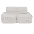 Sofa dla dziecka Pocket Basic Churros Cotton Candy White - Meow Baby