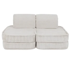 Sofa dla dziecka Pocket Basic Churros Cotton Candy White - Meow Baby