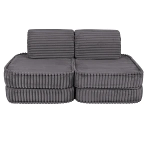 Sofa dla dziecka Pocket Basic Churros Jurassic Grey - Meow Baby