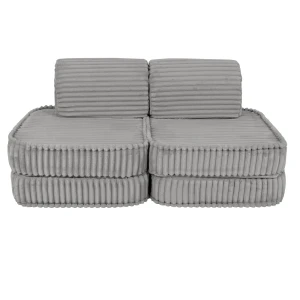 Sofa dla dziecka Pocket Basic Churros Moon Dust Grey - Meow Baby