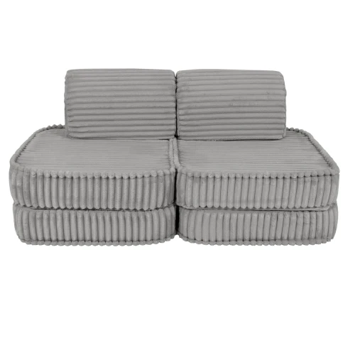 Sofa dla dziecka Pocket Basic Churros Moon Dust Gray