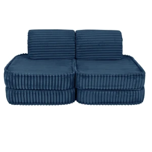 Sofa dla dziecka Pocket Basic Churros Midnight Blue - Meow Baby