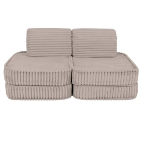 Sofa dla dziecka Pocket Basic Churros Pebble Beige - Meow Baby