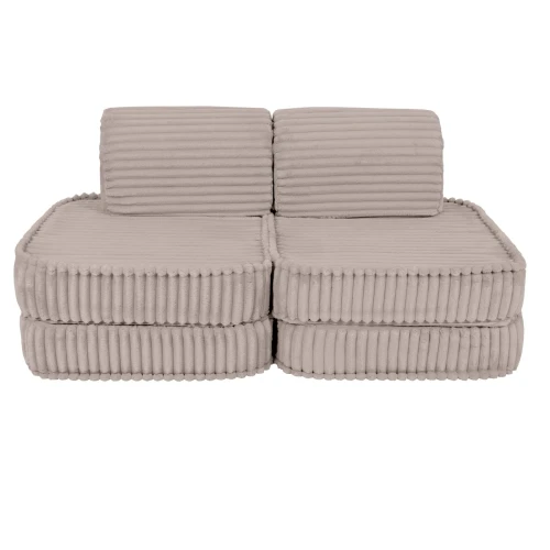 Beżowa Sofa dla dziecka Pocket Basic Churros