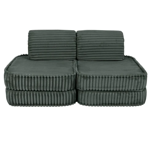 Sofa dla dziecka Pocket Basic Churros Pine Forest Green