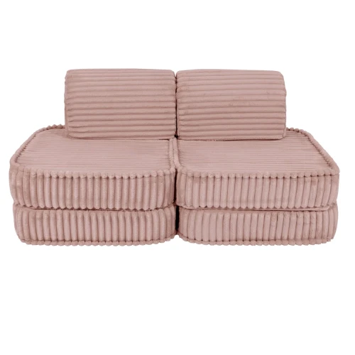 Sofa dla dziecka Pocket Basic Churros Ruby Chocolate Pink