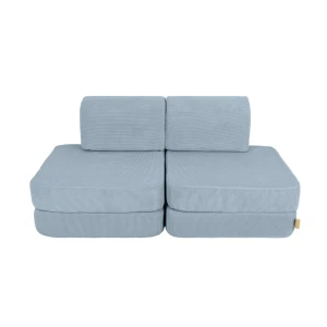 Sztruksowa Sofa dla dziecka Pocket Basic Slimcord Turkusowa - Meow Baby
