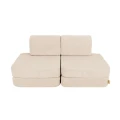 Sztruksowa Sofa dla dziecka Pocket Basic Slimcord Beżowa