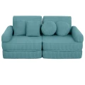 Sztruksowa Sofa Pocket Plus Aesthetic Turkusowa - Meow Baby
