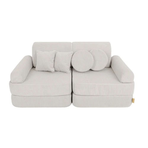 Sztruksowa Sofa Pocket Plus Slimcord Szara