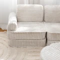 Sztruksowa sofa dla dziecka Meow Baby w jasnym kolorze