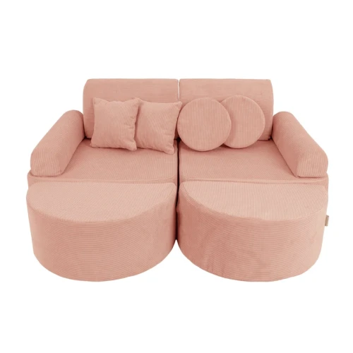 Sztruksowa Sofa Pocket Max Slimcord Ceglana
