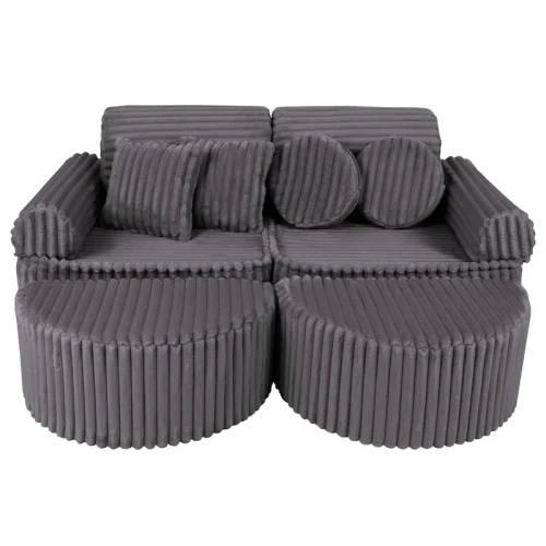 sztruksowa Sofa Pocket Max Churros Jurassic Grey