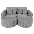 Sztruksowa Sofa Pocket Max Churros Moon Dust Grey