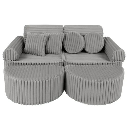 Sztruksowa Sofa Pocket Max Churros Moon Dust Grey