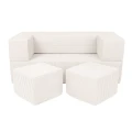 Sofa dziecięca Cube Aesthetic Ecru