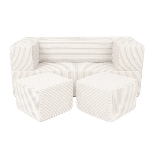 Sofa dziecięca Cube Aesthetic Ecru
