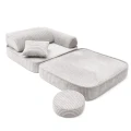 Fotel Aesthetic Ecru 60 cm do pokoju dziecięcego