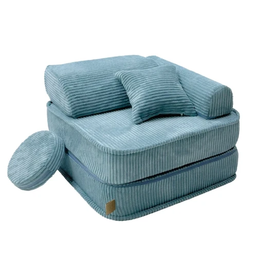 Fotel Aesthetic Turkusowy 60 cm do pokoju dziecięcego