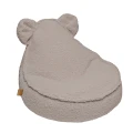 Pufa dla dziecka Sako Bag Teddy Bearly Jasnoszara - Meow Baby