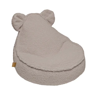 Pufa dla dziecka Sako Bag Teddy Bearly Jasnoszara - Meow Baby