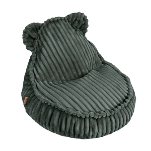 Pufa dla dziecka Sako Bag Teddy Churros Pine Forest Green - Meow Baby