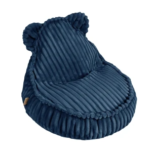Pufa dla dziecka Sako Bag Teddy Churros Midnight Blue - Meow Baby
