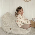 Miękka Pufa dla dziecka Sako Bag Teddy Churros Cotton Candy White