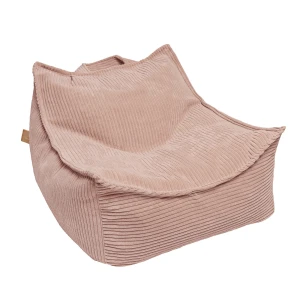Sztruksowa pufa dla dziecka Sako Bag Aesthetic Pudrowy Róż - Meow Baby