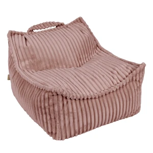 Sztruksowa pufa dla dziecka Sako Bag Churros Ruby Chocolate Pink - Meow Baby