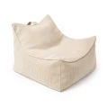 Sztruksowa pufa dla dziecka Sako Bag Slimcord Beżowa - Meow Baby