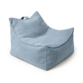 Sztruksowa pufa dla dziecka Sako Bag Slimcord Turkusowa - Meow Baby