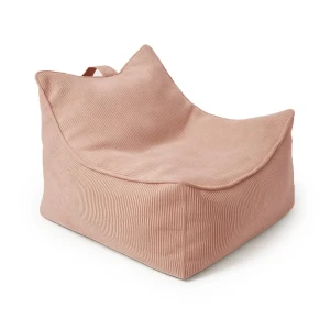 Sztruksowa pufa dla dziecka Sako Bag Slimcord Ceglana - Meow Baby