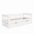 Białe łóżko sofa dla dziecka Carmela 90x200 cm