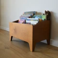 Biblioteczka Montessori Simple Ciemny Dąb ze sklejki brzozowej