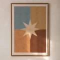 Geometryczny plakat Dekornik do pokoju chłopca lub dziewczynki