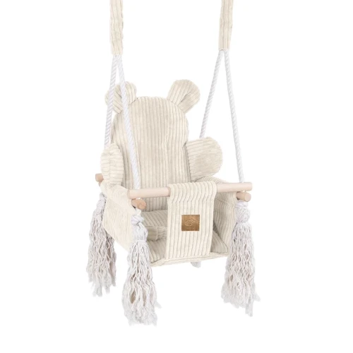 Huśtawka domowa Bear Swing Aesthetic Vanilia - Meow Baby