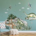 naklejka do pokoju chłopca dinozaury brontozaur