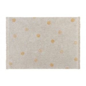 LORENA CANALS - DYWAN DZIECIĘCY HIPPY DOTS NATURAL HONEY 120X160 CM