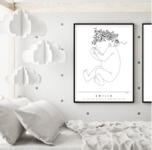 MINIMAL LINE - PERSONALIZOWANA METRYCZKA #13