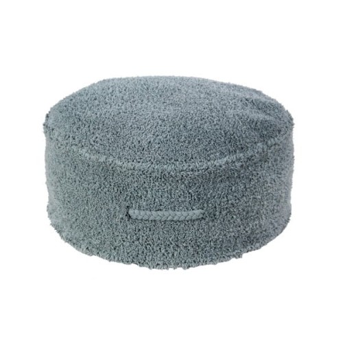 Bawełniana pufa Chill Lorena Canals vintage blue 50x50 cm