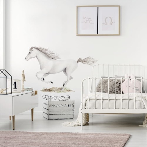 naklejka do pokoju dziecka kon