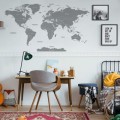 naklejka na ścianę mapa świata yokodesign