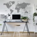 naklejka na ścianę mapa świata yokodesign