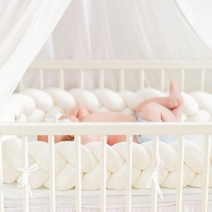 WOOD&WOOL - OCHRANIACZ DO ŁÓŻECZKA WIANEK ECRU