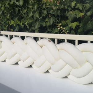 WOOD&WOOL - OCHRANIACZ DO ŁÓŻECZKA KŁOS ECRU M 220 CM