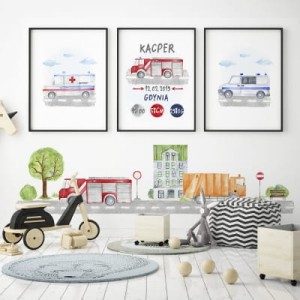 YOKO DESIGN - ZESTAW 3 PLAKATY MOTO METRYCZKA